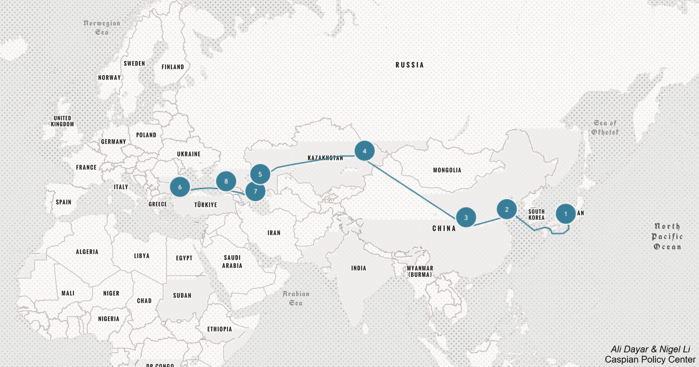 22 Days from Japan to Europe: East Asia's Middle Corridor Milestone