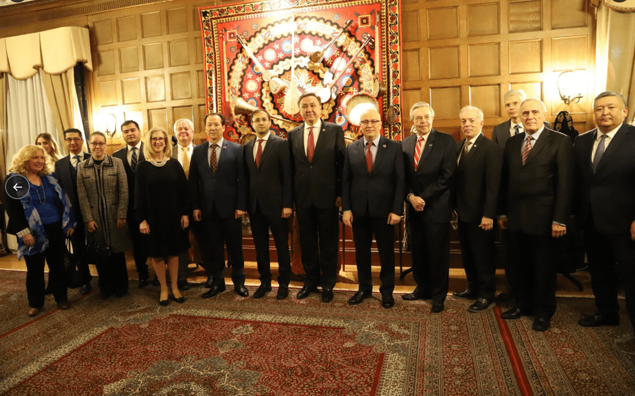 Dinner with Secretary-General of the OTS, Ambassador Kubanychbek Omuraliev